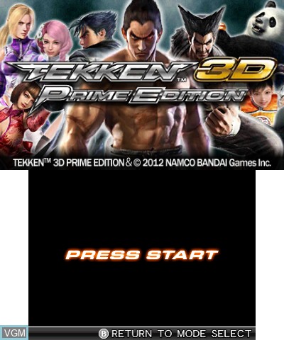Tekken 3D - Prime Edition for Nintendo 3DS - The Video Games Museum